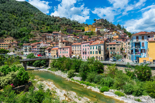 Village of Badalucco, Liguria in Northwestern Italy.