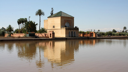 Fototapeta na wymiar Menzeh,Menara Gardens, Marrakech,Morocco