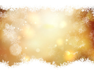 Gold Christmas background. EPS 10 - 130088661