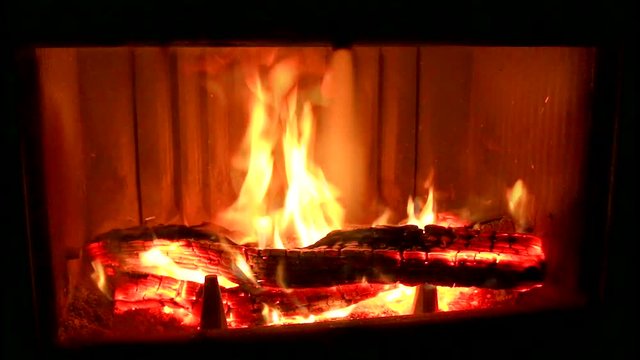 Feu de chemin&eacute;e, insert, atre 