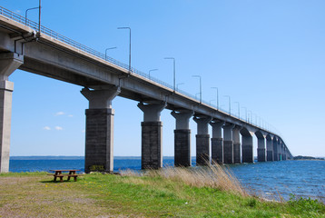 Bench at the Oland bridge © Birgitta