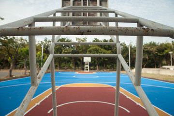 basketball court in the park