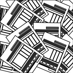 Tax form icon. Document finance and financial item theme. Isolated design. Vector illustration