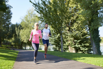 Running is part of their daily routine