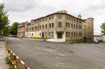 Fototapeta premium Facade of an art deco style building