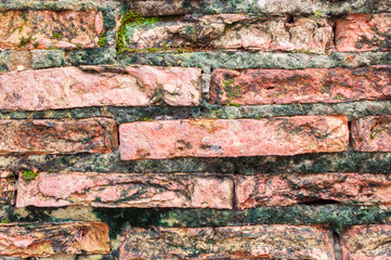 Background pattern texture abstract old brick wall