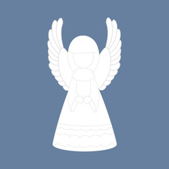 Christmas angel illustration