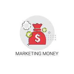 Marketing Money Business Investment Icon Vector Illustration