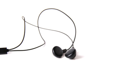 Black mobile headset