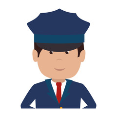 driver hotel service isolated icon vector illustration design