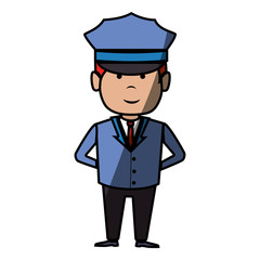 driver hotel service isolated icon vector illustration design