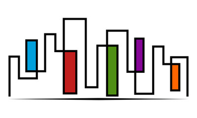 home , real estate , city vector logo design