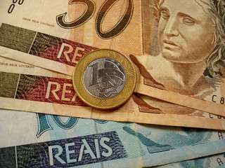 Brazilian money. Real