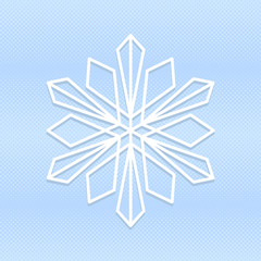 vector snowflake icon