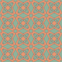 Fototapeta premium Seamless geometric abstract pattern