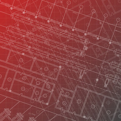 Architectural drawing. Architectural plan in vector.