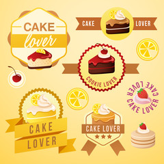 Cake Elements : Vector Illustration 