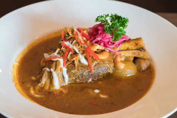 Lamb massaman Halal food
