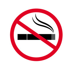 no smoking sign vector