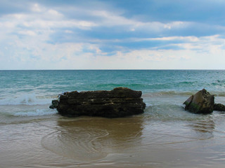 summer time and blue sky  and sea