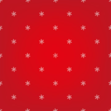 Red seemless snowflake pattern