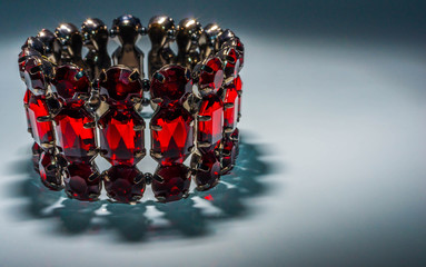 Garnet braslet accessory, beautiful, decoration