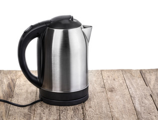 Electric kettle isolated