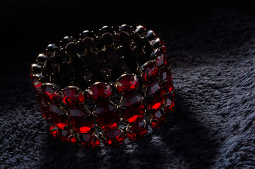 Garnet braslet accessory, beautiful, decoration