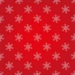 Red seemless snowflake pattern