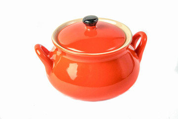 горшок глиняный пищевой