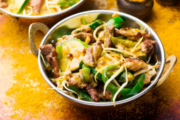 Indian-Style Pork Saute