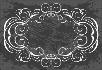 Decorative frame with pattern
