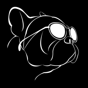 recommend clip art: dog vector breed pet animal bulldog french