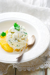 Pineapple with Ginger Ice Cream