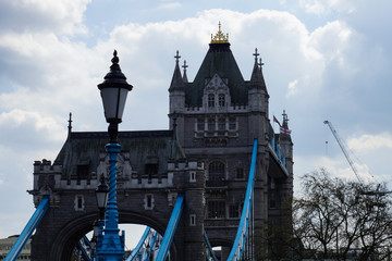 Fototapeta na wymiar Tower Bridge on the river Thames in London, UK
