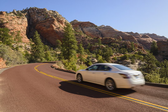 Eastern section of Zion National Park, Utah 
