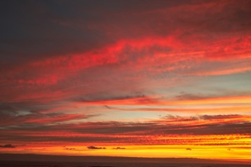 Fototapeta premium Sunset sky clouds