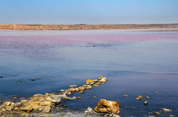 View of Kuyalnik Estuary. Odessa. Ukraine