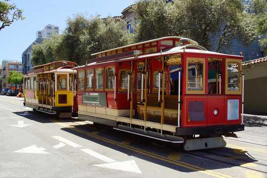 antikes Cable Car San Francisco