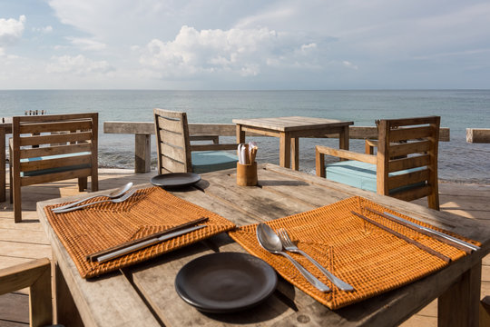 Restaurant with a sea view on Phu Qoc island, Vietnam