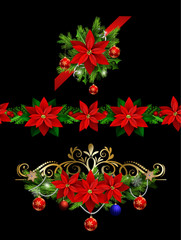 Christmas set elements for your designs