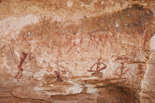 Rock paintings, Twyfelfontein, Damaraland, Kunene Region, Namibia