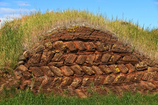 Hauswand aus Torf (Island)