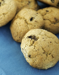 Cookies on the wooden background