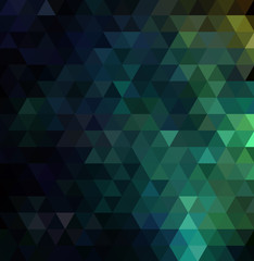 Fototapeta premium Abstract modern background blue and green triangles
