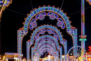 Christmas fair in Hyde park in 2016