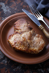 Grilled T-bone steak