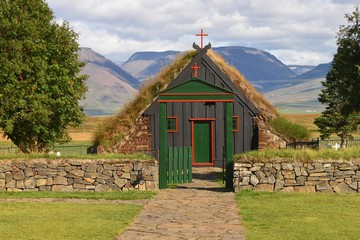 Torfkirche Vidimyri (Island)