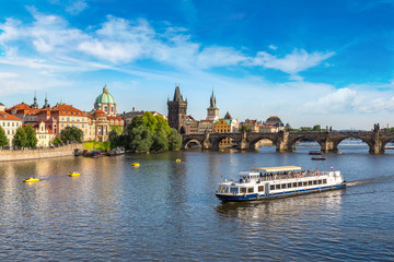 Panoramic view of Prague