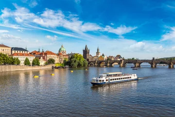 Foto auf Glas Panoramic view of Prague © Sergii Figurnyi